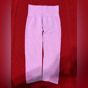 Tek Gear Light Pink Capri Style Workout Leggings | Size Small